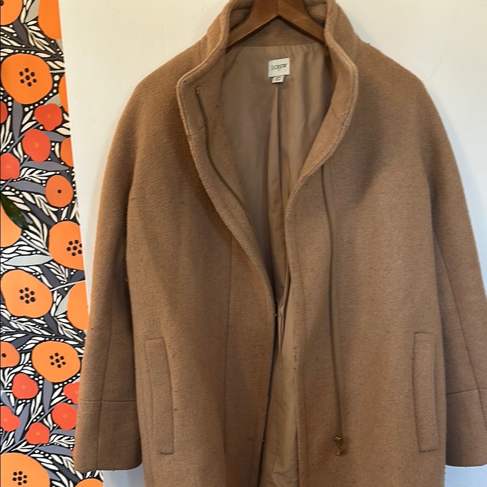 J.Crew Tan Wool Coat